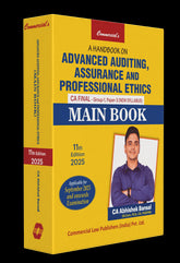 Commercial's A Handbook on Advanced Auditing, Assurance and Professional Ethics (Main Book) for CA Final by CA Abhishek Bansal